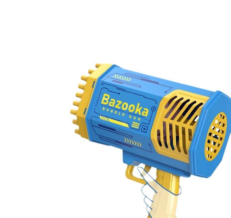 Bazooka Bubble Gun: Automatic Rocket Soap Bubble Blower for Kids' Parties